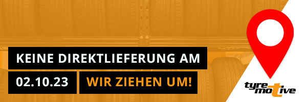 Keine direktlieferung am 02.10.23 - Reifengrosshändler Tyremotive