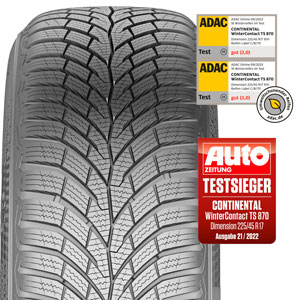 Continental WinterContact TS870 - Reifengrosshänlder Tyremotive Continental WinterContact TS870 - Reifengrosshänlder Tyremotive